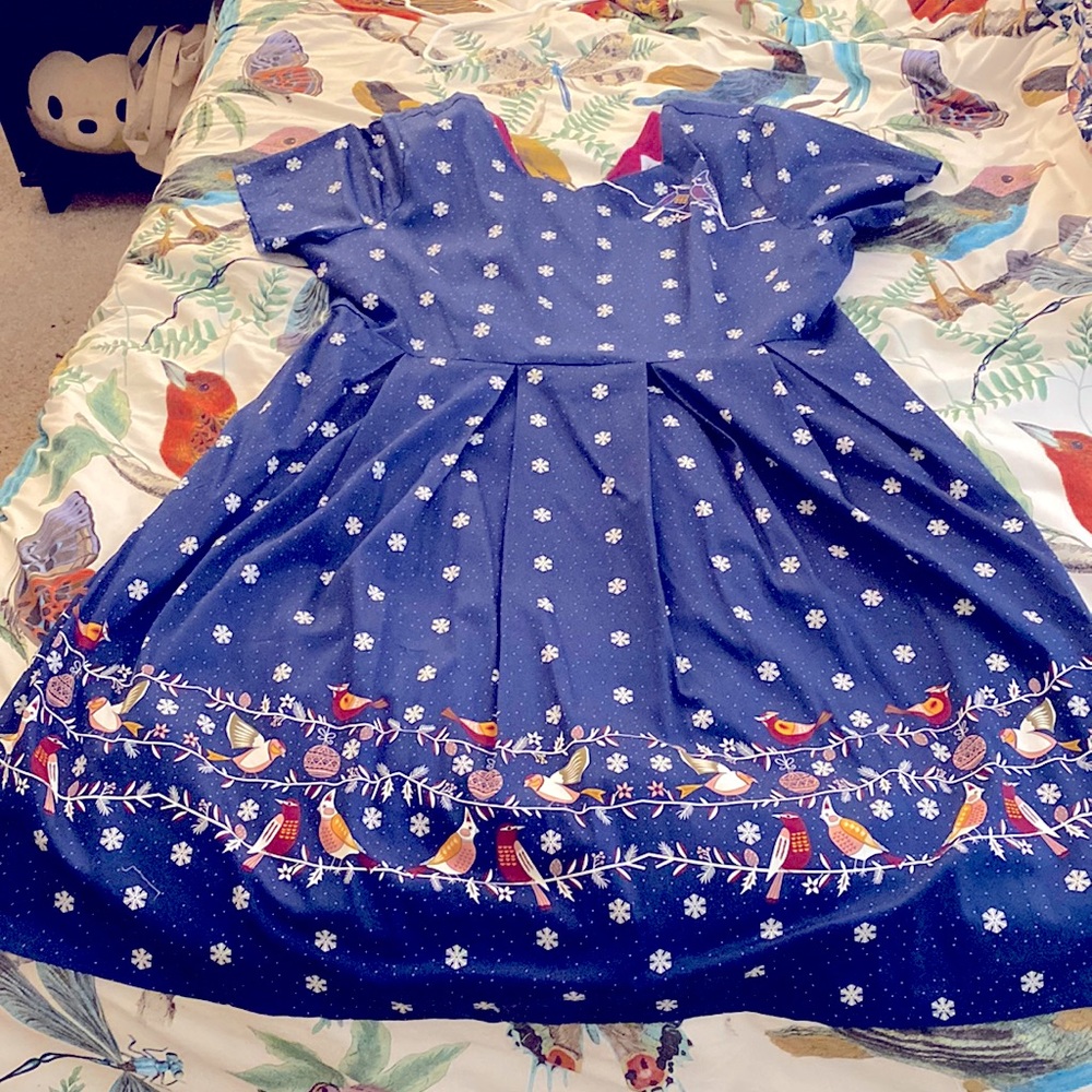 Banned Retro 4XL/22 size Dress with Bird Design.